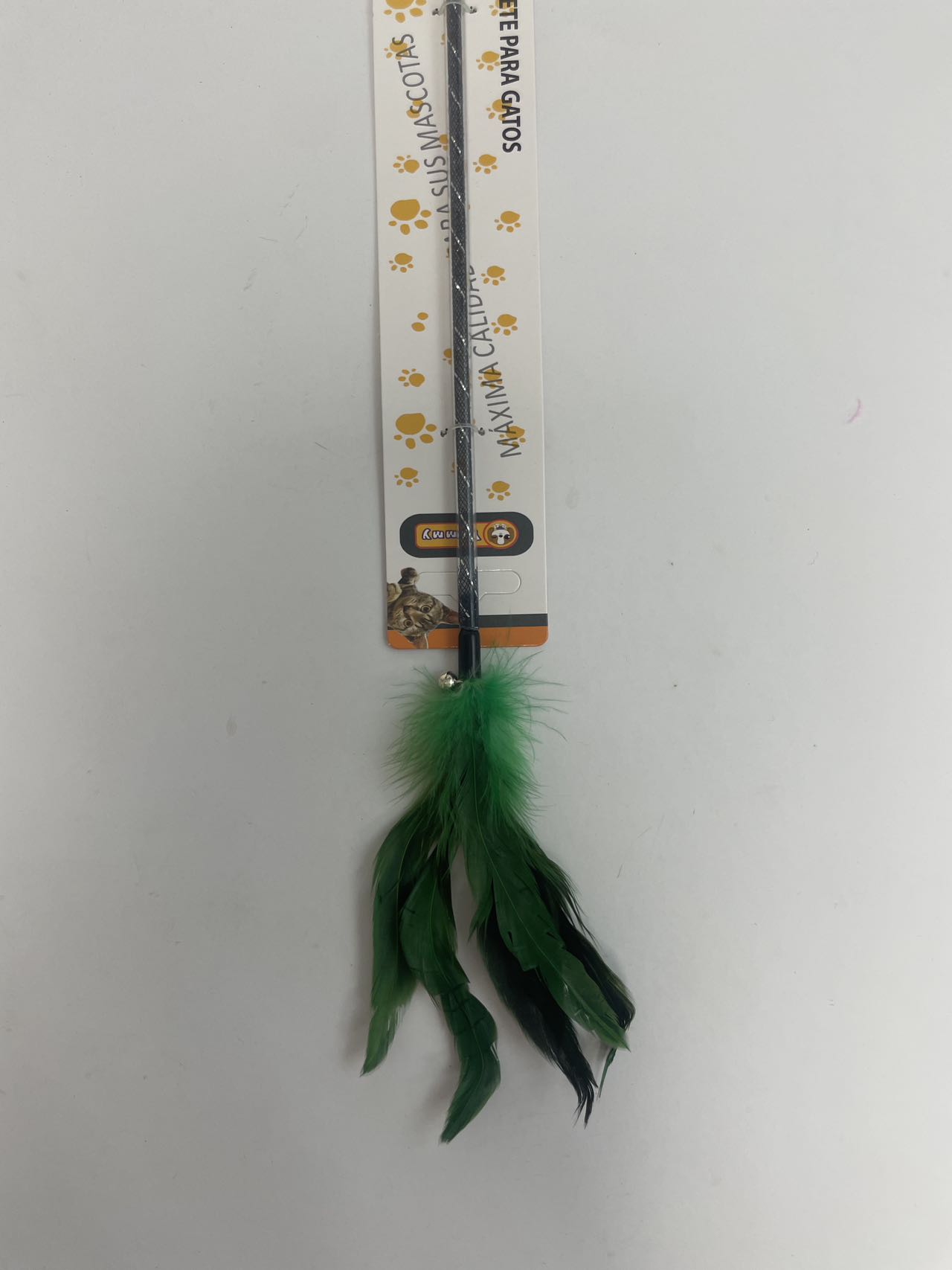 HKM-1628733 Feather Cat Teaser Toy - Engaging Play for Your Feline Friend
