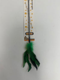 HKM-1628733 Feather Cat Teaser Toy - Engaging Play for Your Feline Friend