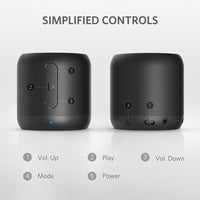 HKM-162963 Compact Bluetooth Portable Speaker with Built-in Lithium Battery - Mini & Mini 2 Models
