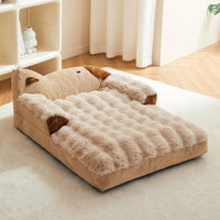 HKM-1629757 Removable and Washable Coffee Dog Mat for Small to Medium-Sized Dogs