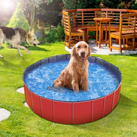 HKM-1629885 Foldable PVC Pet Swimming Pool for Dogs and Kids - Portable Bathing Tub and Playmat