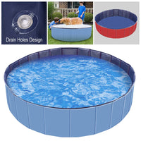 HKM-1629885 Foldable PVC Pet Swimming Pool for Dogs and Kids - Portable Bathing Tub and Playmat