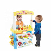 HKM-163155 Mini Supermarket Ice Cream Shop Playset for Kids - Pretend Play Toy for Ages 2 to 7 Years