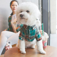 HKM-1632061 Lightweight Cotton Shirt for Dogs and Cats - Spring/Summer Casual Wear