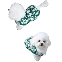 HKM-1633469 Plush Hoodie for Small Dogs and Cats with Traction Rope Buckle for Winter and Holiday Seasons