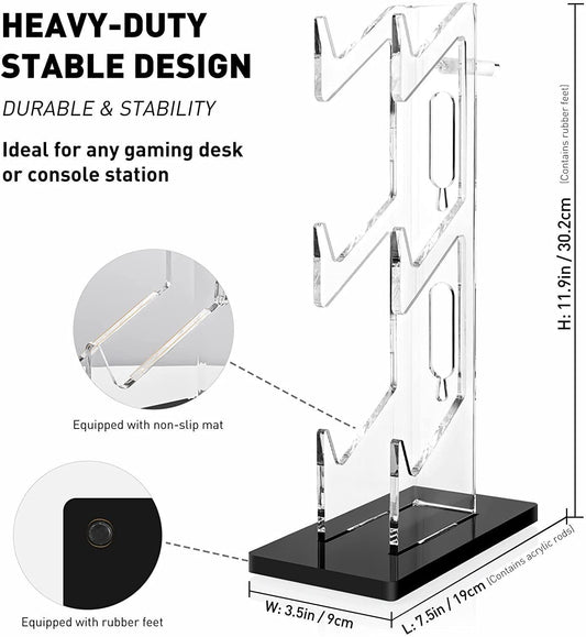 HKM-163347 3-Layer Black Acrylic Display Shelf for Adults