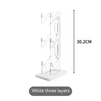 HKM-163347 3-Layer Black Acrylic Display Shelf for Adults