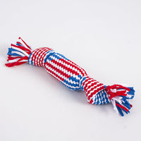 HKM-1634493 Durable Cotton Thread Pet Toy - Bite-Resistant Double Knot Design in Various Colors and Sizes