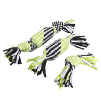 HKM-1634493 Durable Cotton Thread Pet Toy - Bite-Resistant Double Knot Design in Various Colors and Sizes