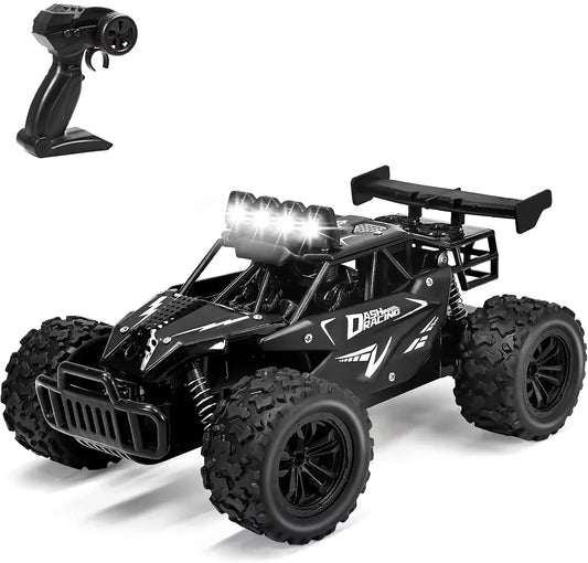 HKM-163603 High-Speed 1:16 Remote Control Car with LED Headlight, 20KM/H – Indoor/Outdoor Use