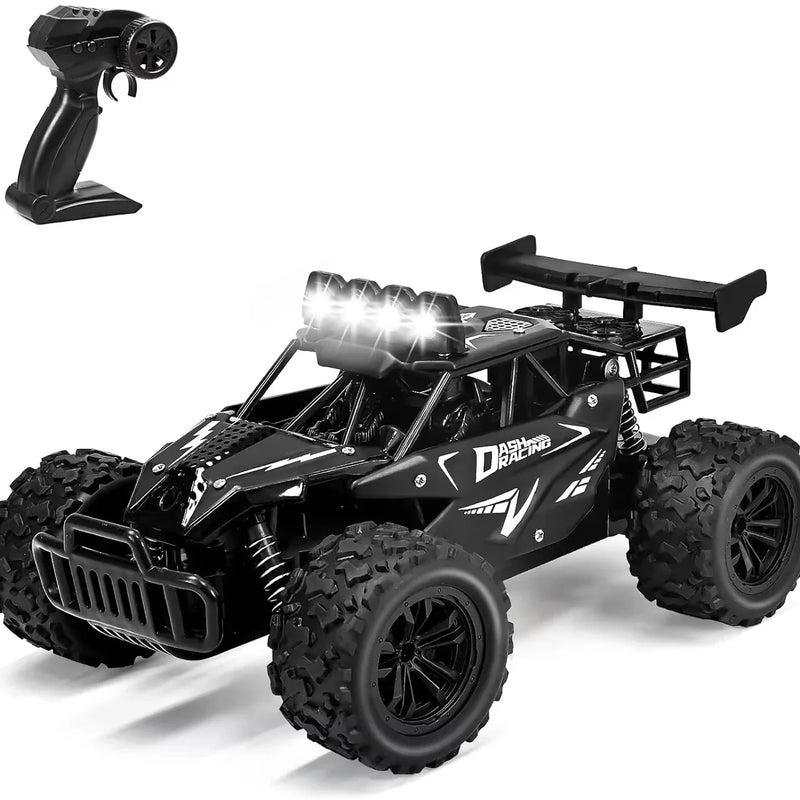 HKM-163603 High-Speed 1:16 Remote Control Car with LED Headlight, 20KM/H – Indoor/Outdoor Use