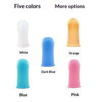 HKM-1636285 Silicone 360-Degree Finger Toothbrush for Deep Oral Cleaning of Dogs and Cats