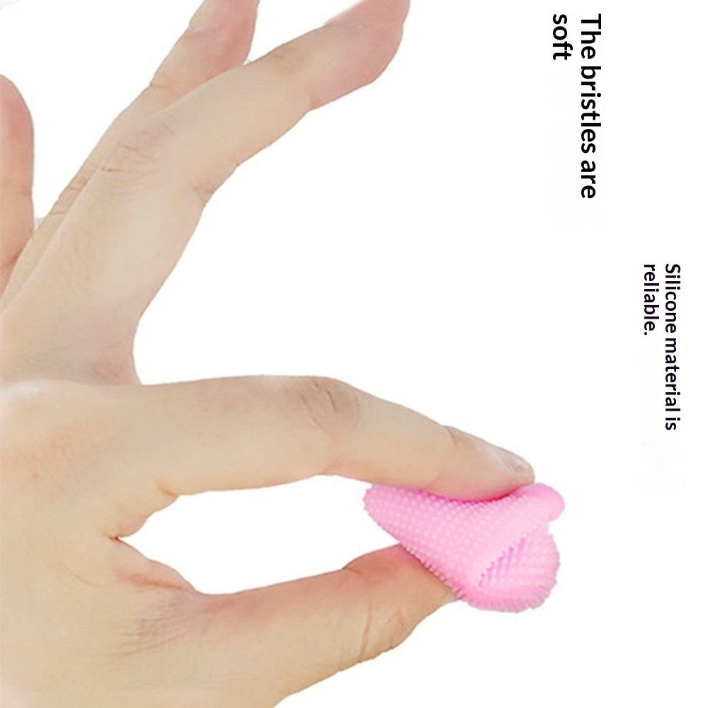 HKM-1636285 Silicone 360-Degree Finger Toothbrush for Deep Oral Cleaning of Dogs and Cats