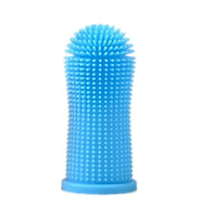 HKM-1636285 Silicone 360-Degree Finger Toothbrush for Deep Oral Cleaning of Dogs and Cats