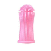 HKM-1636285 Silicone 360-Degree Finger Toothbrush for Deep Oral Cleaning of Dogs and Cats