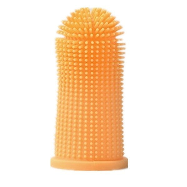 HKM-1636285 Silicone 360-Degree Finger Toothbrush for Deep Oral Cleaning of Dogs and Cats