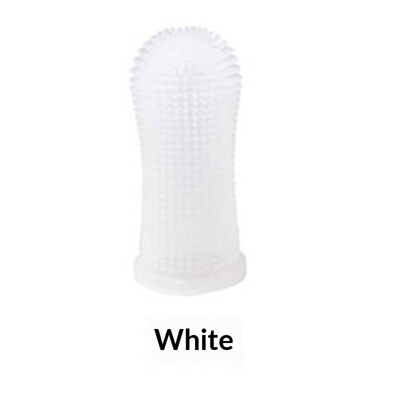HKM-1636285 Silicone 360-Degree Finger Toothbrush for Deep Oral Cleaning of Dogs and Cats