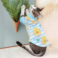 HKM-1637821 Cotton Bottoming Clothing for Hairless Cats - Air Conditioning Apparel in Lion, Pink Bear, and Tibetan Bear Designs