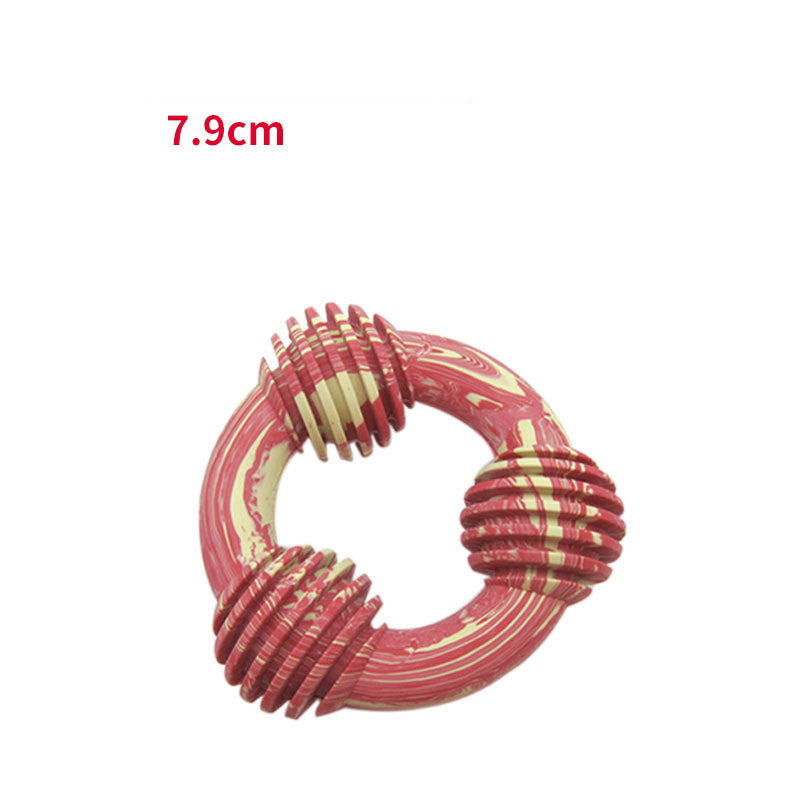 HKM-1638461 Rubber Anti-Bad Breath Molar Stick Chew Toy for Dogs - 7.9CM & 10.2CM Options