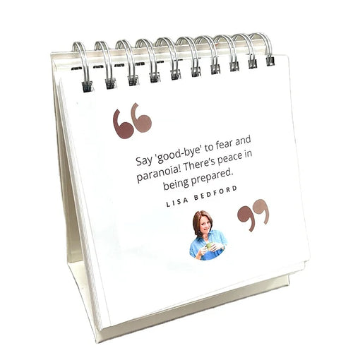 HKM-163923 Custom Printed Mini Daily Desk Calendar – 365 Tear-Off Pages for Office Use