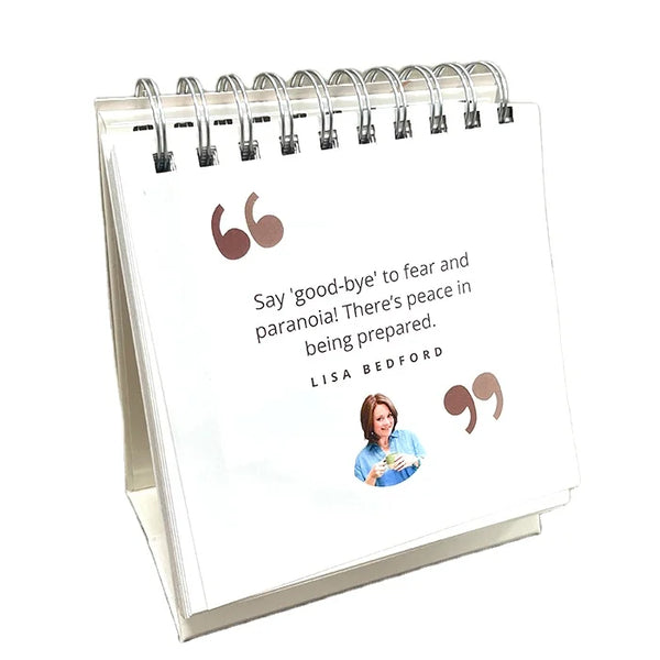 HKM-163923 Custom Printed Mini Daily Desk Calendar – 365 Tear-Off Pages for Office Use