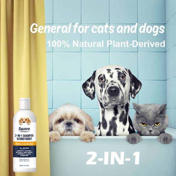 HKM-1639485 Pet Wash and Protection Solution - Anti-Mite Deodorizing Body Wash 300ml