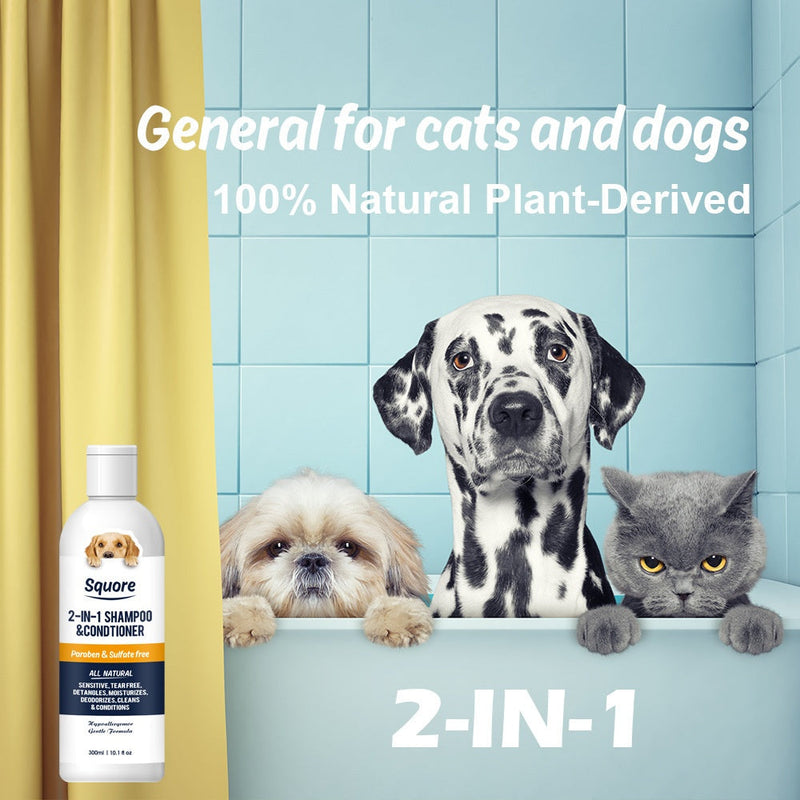 HKM-1639485 Pet Wash and Protection Solution - Anti-Mite Deodorizing Body Wash 300ml