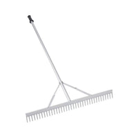 HKM-163987 36'' Aluminium Landscape Rake with 69'' Lightweight Handle for Lawn Care and Beach Use