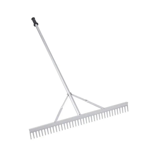 HKM-163987 36'' Aluminium Landscape Rake with 69'' Lightweight Handle for Lawn Care and Beach Use
