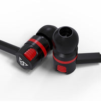 HKM-164115 In-Ear Wired Headphones with 3.5mm Connector and Integrated Microphone for Mobile Use