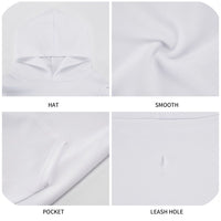 HKM-1641789 Cozy Hooded Sweatshirt for Medium and Large Dogs - Soft Polyester Design with Pockets