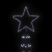 HKM-164243 Cold White LED Cone Tree 8 ft Tall, 3000 Lights for Festive Holiday Decorations