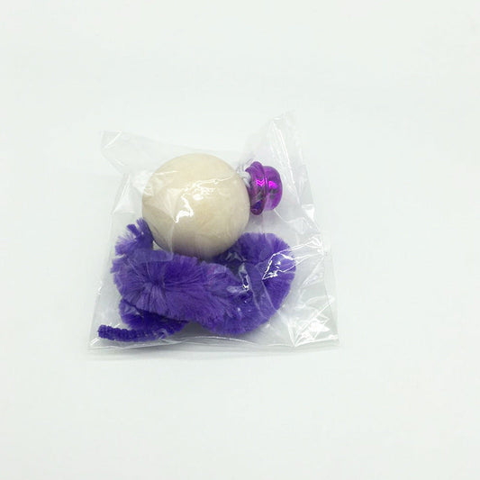 HKM-164243 Pet Supplies Wooden Bead Bell Color Funny Cat Vocal Puzzle Cat Bug Toy