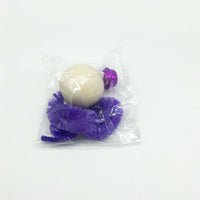HKM-164243 Pet Supplies Wooden Bead Bell Color Funny Cat Vocal Puzzle Cat Bug Toy