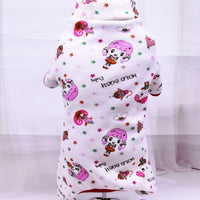 HKM-1643965 Cozy Fleece Sweater for Cats - Four-Legged Casual Outfit in New Little Fairy Design, Sizes S-XXL