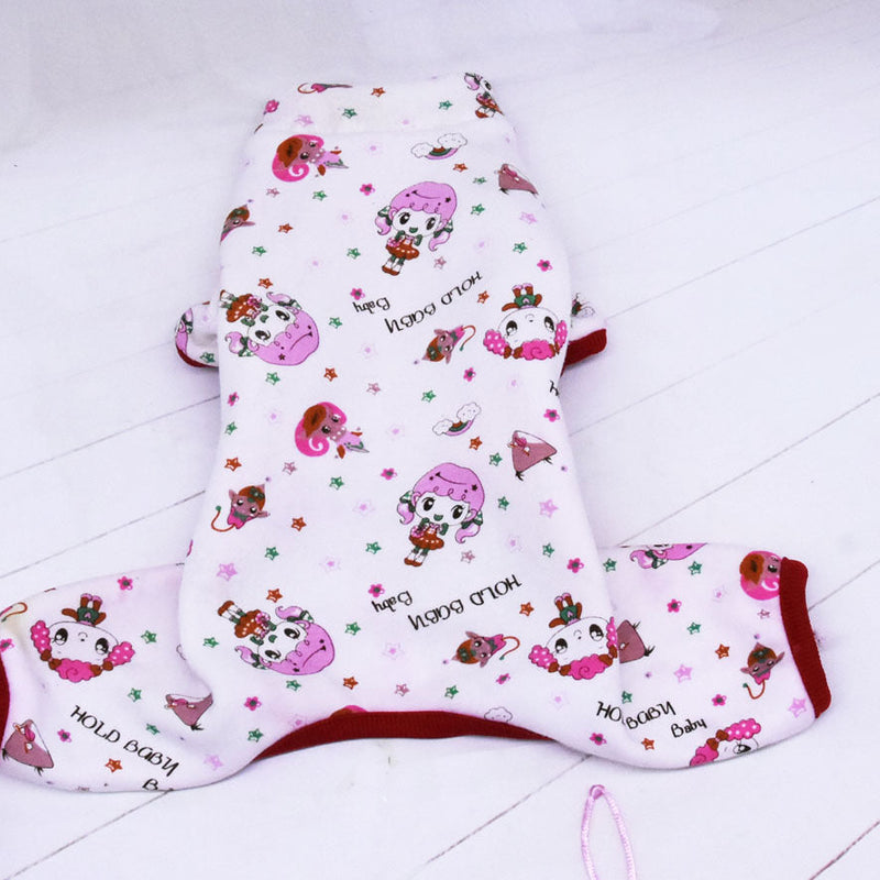 HKM-1643965 Cozy Fleece Sweater for Cats - Four-Legged Casual Outfit in New Little Fairy Design, Sizes S-XXL