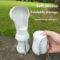 HKM-1645245 Portable Silicone Folding Drinking Cup for Pets - Short and Long Sizes Available