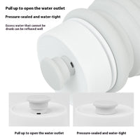 HKM-1645245 Portable Silicone Folding Drinking Cup for Pets - Short and Long Sizes Available