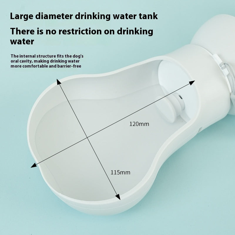 HKM-1645245 Portable Silicone Folding Drinking Cup for Pets - Short and Long Sizes Available