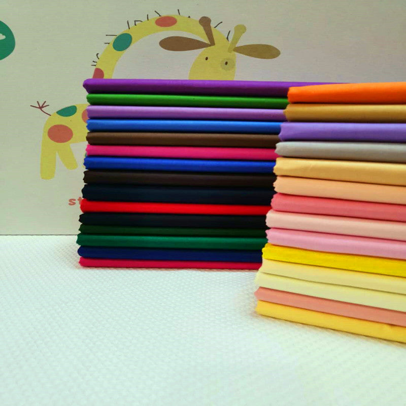 HKM-164627 Solid Cotton Sateen Bedding Fabric - 1.6m Wide, Perfect for Clothing and Lining