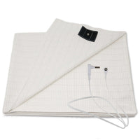 HKM-1646653 Silver Fiber Cotton Pillowcase for Dogs - White and Gray, 50x76 cm