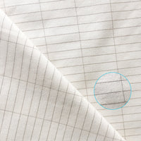 HKM-1646653 Silver Fiber Cotton Pillowcase for Dogs - White and Gray, 50x76 cm