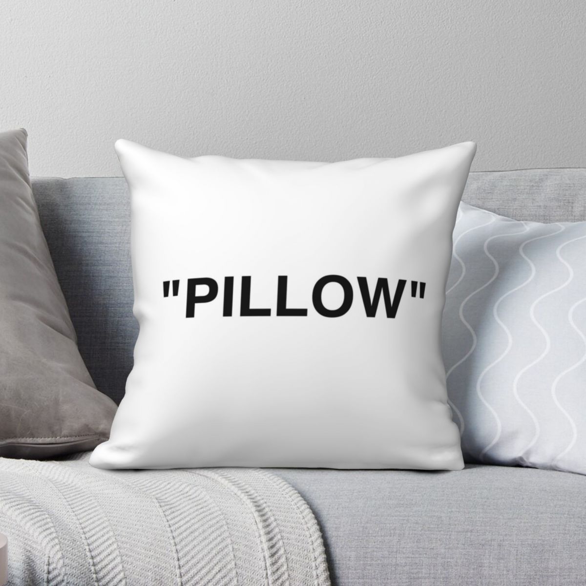 HKM-164755 Solid Color 40x40cm Sofa Back Cushion Pillow Cover