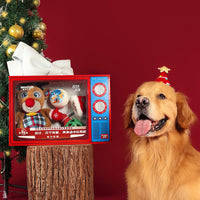 HKM-1648829 Teething Plush Bite-Resistant Toys for Dogs and Cats - Gift Box Set