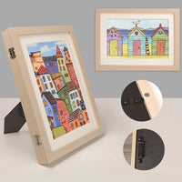 HKM-164883 A4 Handmade Nordic Children's Magnetic Painting Storage Frame