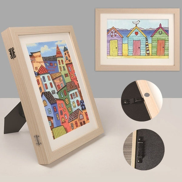 HKM-164883 A4 Handmade Nordic Children's Magnetic Painting Storage Frame