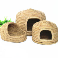 HKM-1649341 Cozy Iron Wire Straw Pet Grass Nest for Comfortable Living