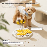 HKM-1649981 Interactive Slow Feeder Dog Puzzle Toy - Honeycomb Design for Engaging Mealtime Fun