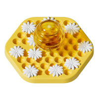 HKM-1649981 Interactive Slow Feeder Dog Puzzle Toy - Honeycomb Design for Engaging Mealtime Fun