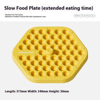 HKM-1649981 Interactive Slow Feeder Dog Puzzle Toy - Honeycomb Design for Engaging Mealtime Fun